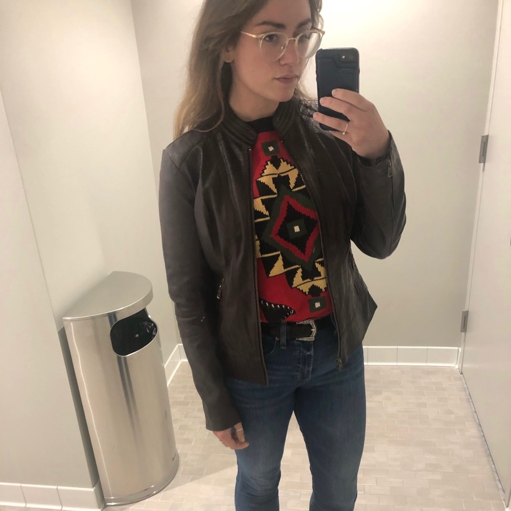 Guess leather jacket